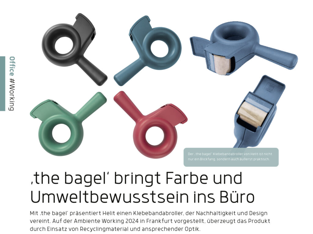 „the bagel“ überzeugt auf Ambiente und Haptica